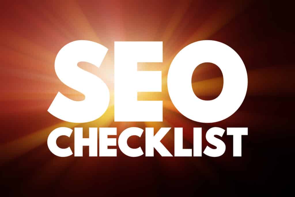 Checklist SEO